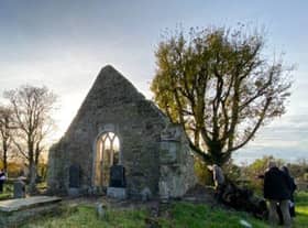 The ancient St Mura's graveyard, Fahan.