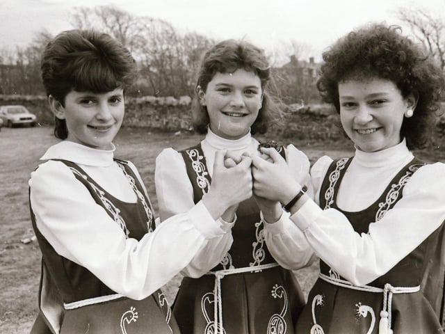 Pictured are competitors in the Derry Feis back in April 1985.