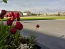 The parade ground at Ebrington Square.