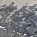 Aileach Road potholes.
