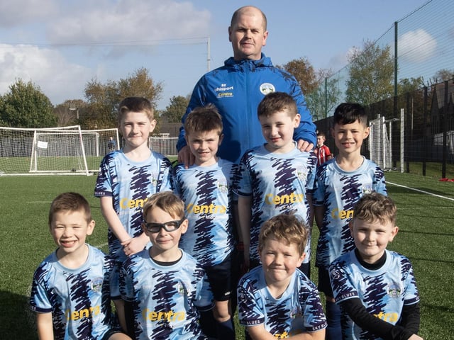 Magherafelt Sky Blues 2017s who played in the Sean O'Kane Memorial Cup at St. Joseph's Boys School on Saturday morning. (Photos: Jim McCafferty Photography)