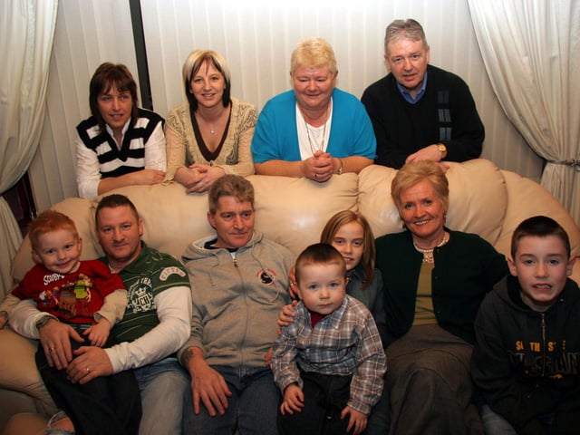 Friends and family gather to celebrate with Sarah on the occasion of her Confirmation 0035JML : Parties and nights out in Derry and Donegal in February 2006.