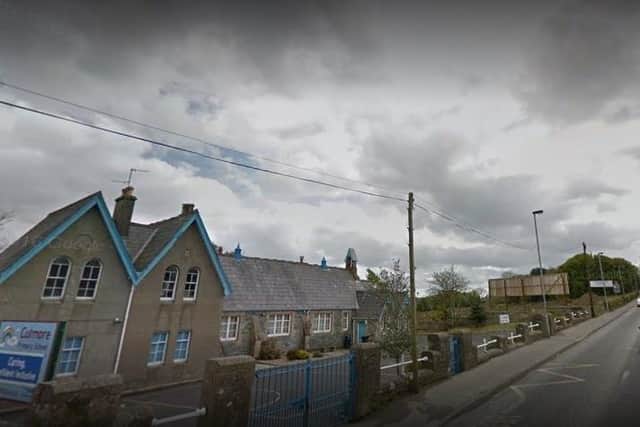 Culmore Primary School in Derry (Google Earth)