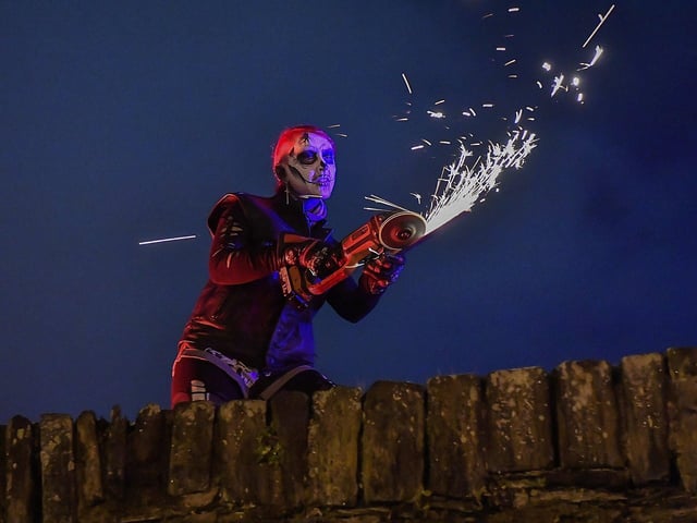 Spooky characters at the 2025 Halloween festivities in Derry’s city centre. Photo: George Sweeney