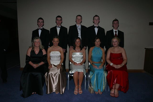 Seated: Brenda Quinn, Catherine Walker, Oonagh Quigg, Charlene McKinney and Danielle Given. Standing: Kevin Sheehan, Sean O'Doherty, Eamon McGuiness, Stephen Harrington and Michael Rooney.