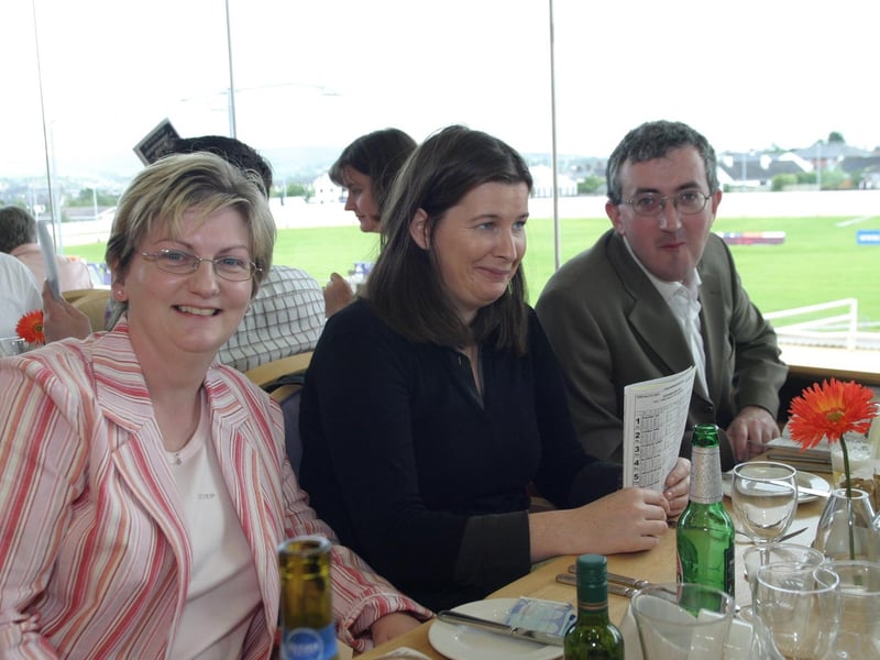 Parties and nights out in July 2004. Lifford Races