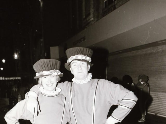 Derry folks dressed up for Halloween night, back in October 1994.
