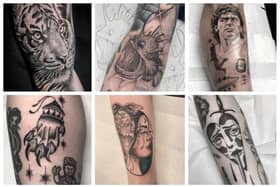 Collage of Tattoos.