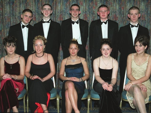 Young attendees at the Clondermot High School school formal back in 2000.