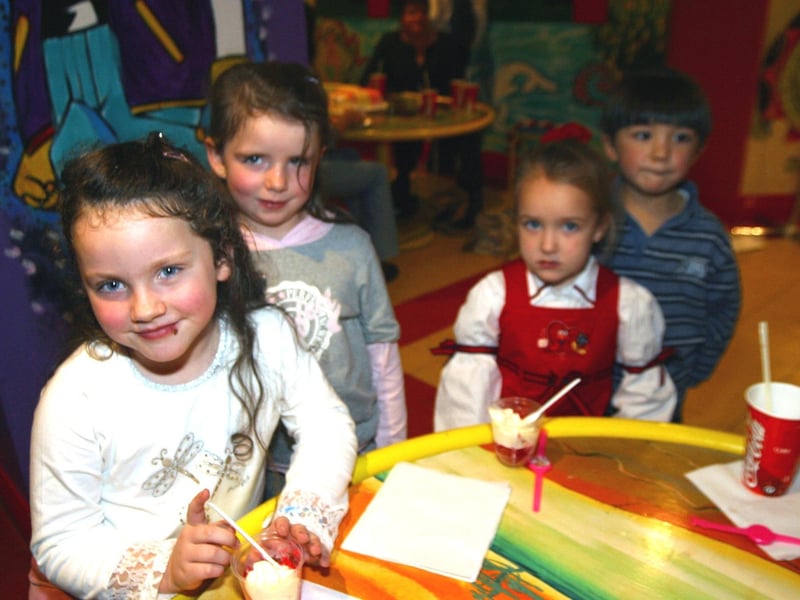 Amy Hamilton, Bronagh McDermott, Kate Ramsey and Kerian Kelly. :Derry parties from November 2003