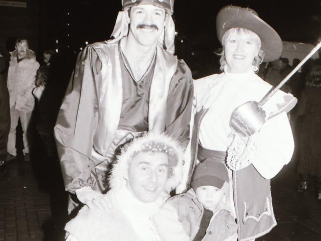 Derry folks dressed up for Halloween night, back in October 1994.