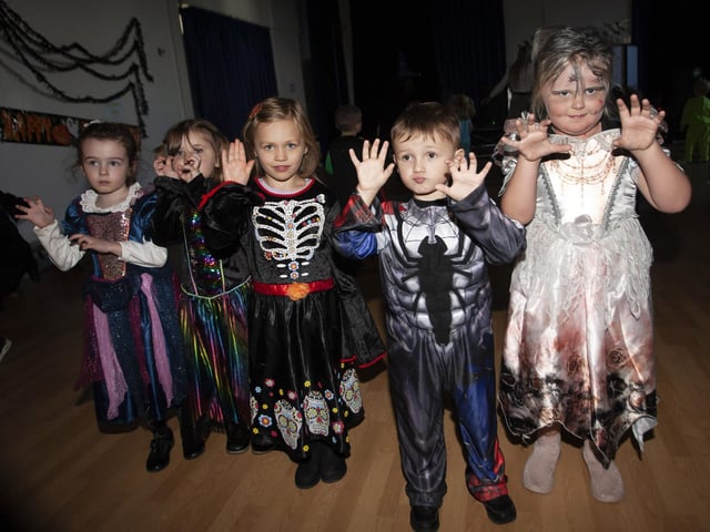 Posing for the camera at Steelstown PS this week were Roíse , Ellie , Thora and Darcy.