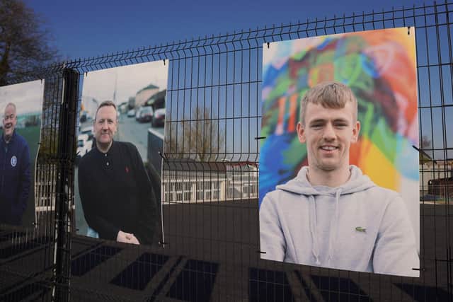 ‘People Make Creggan’ which is made up of 60 photos, is now on display at Holy Child’s Primary School on Central Drive.