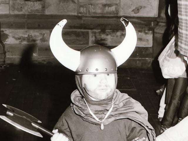Derry folks dressed up for Halloween night, back in October 1994.