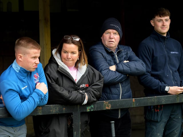 Rugby fans at the Ulster v Connacht game at Judges Road. Photo: George sweeney