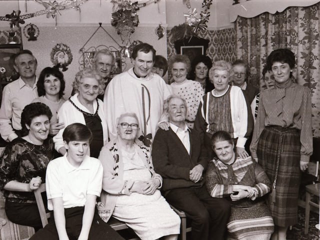 Mr and Mrs McGrory's Diamond wedding celebration at Central Drive in Creggan.