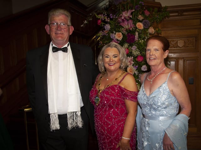 Enjoying the Mayor's Ball