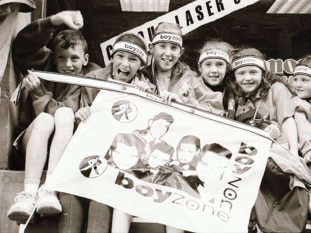 The Boyzone Roadshow in Derry back in July 1995