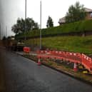 The greenway under construction along the Culmore Road.