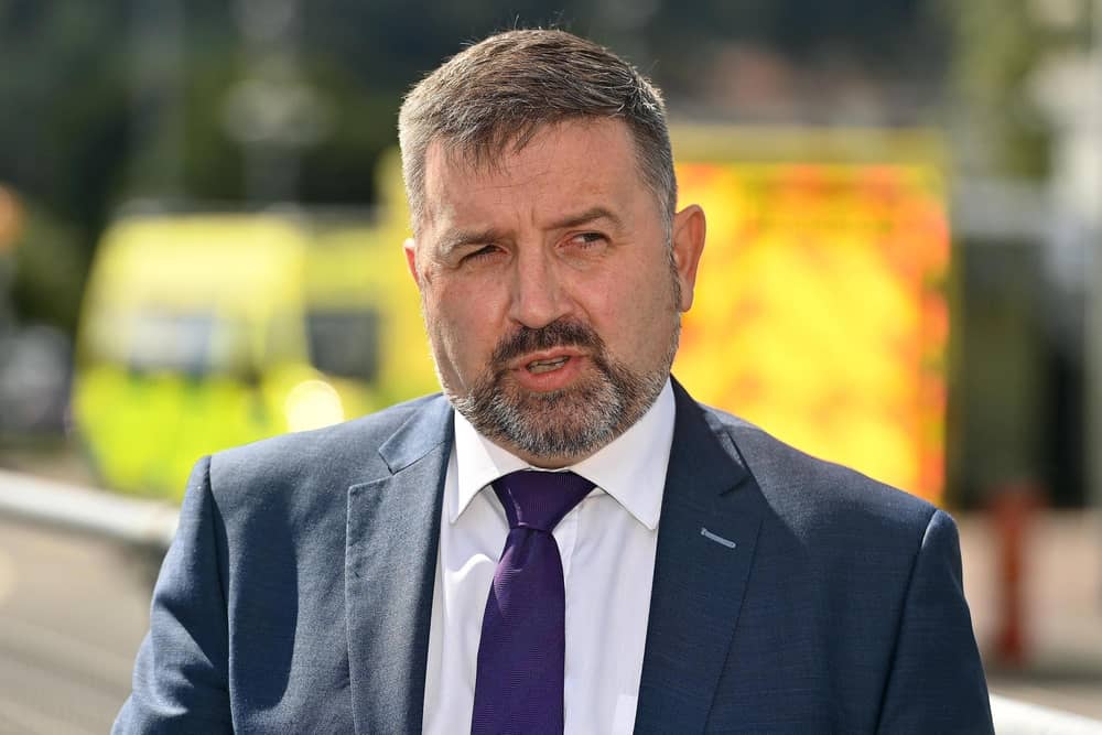 Health Minister Robin Swann
