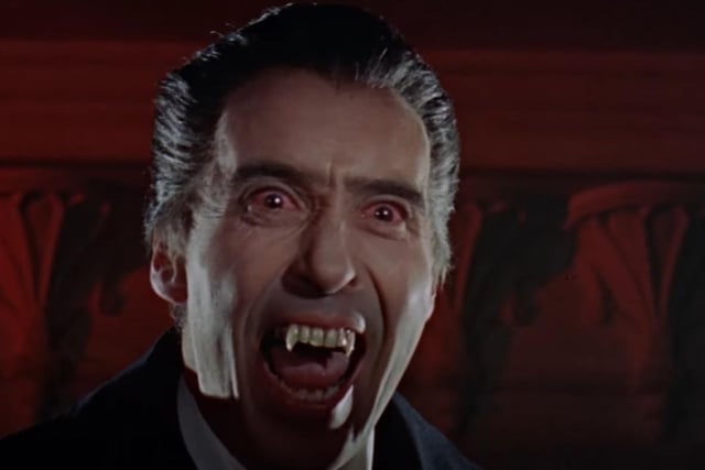 DRACULA Prince of Darkness (1966). If you see Christopher Lee and / or Peter Cushing listed among the credited actors in any horror flick, then chances are you are in for a good time. Together with Vincent Price (Witchfinder General etc) and a handful of others they redefined the horror genre and helped catapult England's Hammer House of Horror to new heights. Much of their best work was born in the studios of Hammer and the films have a look and feel all of their own. With his towering presence and glowering black eyes, Christopher Lee made the role of Dracula his own and set a new standard for subsequent incarnations of Bram Stokers' mysterious Count. Hammer films deserve so much more credit and exposure than they get. Memorable scene: The curtain call.  (Image: YouTube)