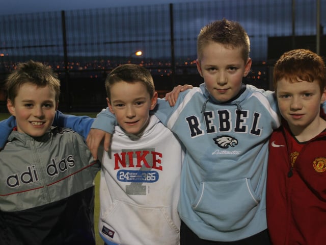 Out for a game of football in 2005 for Jarlath Canning's birthday.