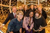 The Mayor Councillor Lilian Seenoi-Barr welcomed members of the Respiratory Team from the Western Health and Social Care Trust to the Guildhall where Omagh based Community Respiratory Nurse Joan Graham accepted a commemorative gift on their behalf. The gift is inscribed  with the citation, “In recognition of your Outstanding Commitment Care and Dedication to the people of the Western Health and Social Care Trust Area”. The team were nominated by Daniel McCrossan MLA whose late mother benefited from the care and expertise they provided. Picture Martin McKeown. 26.11.24