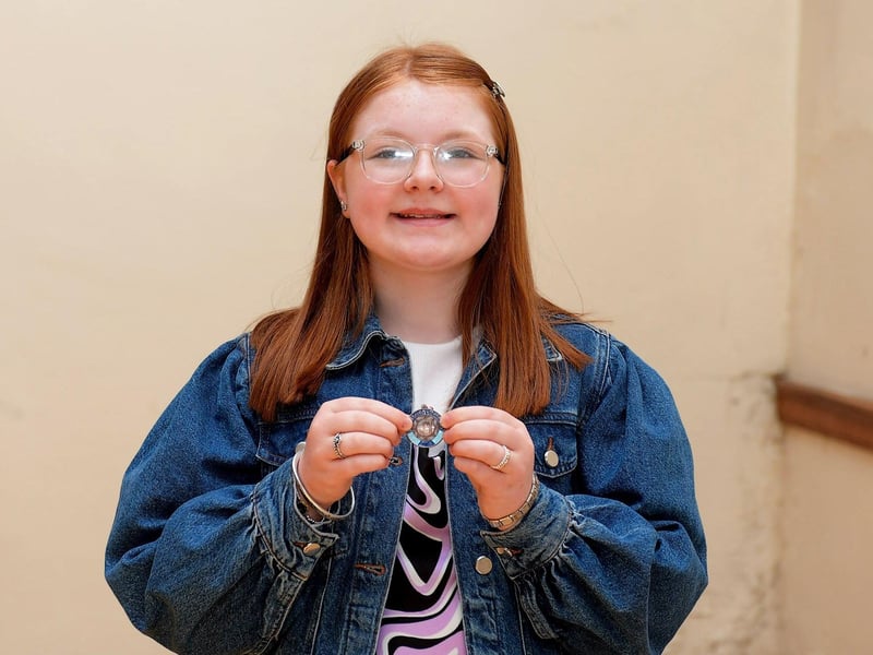 Freya Seymour, Hannigan School of Music, was placed third in English Song, age 8 – 12 years, at the Feis Dhoire Cholmcille on Wednesday at St Columb’s Hall. Photo: George Sweeney.