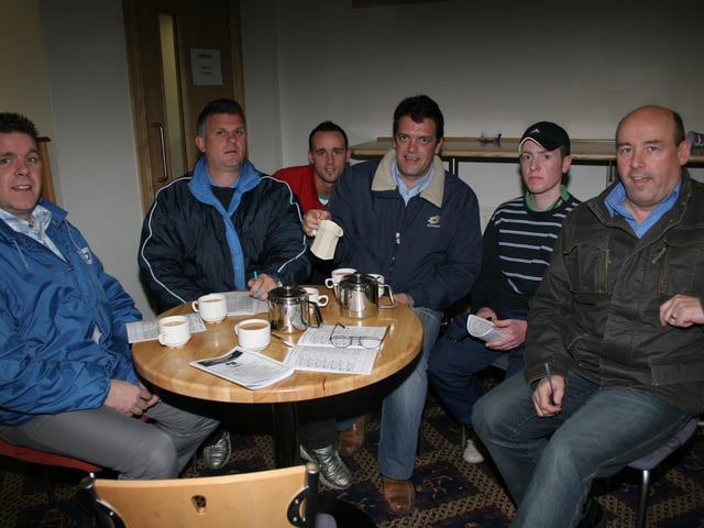 Derry and Donegal people enjoying a night at Lifford races in April 2005.