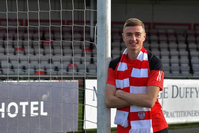 Derry City’s new signing Daniel Kelly.  Photo: George Sweeney
