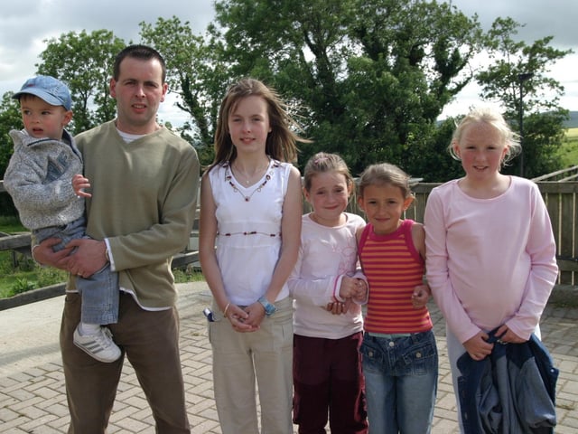 Party celebrations back in June 2004.
