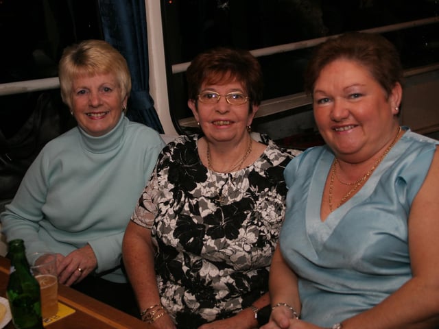 Passengers enjoying a sail down the River Foyle on an Alzheimer's charity night aboard the Toucan One