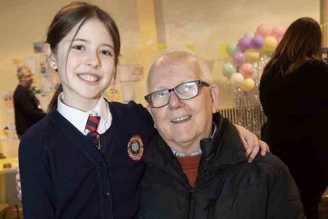 Granda Hugh McGrory pictured with his granddaughter Ava.