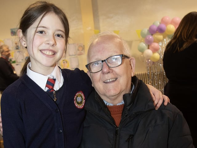 Granda Hugh McGrory pictured with his granddaughter Ava.