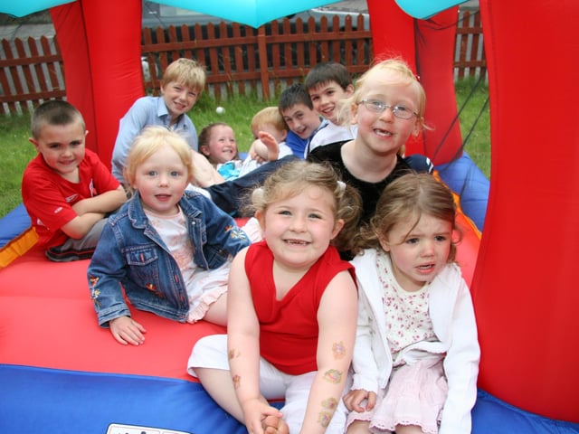 Keyleigh with family and friends.