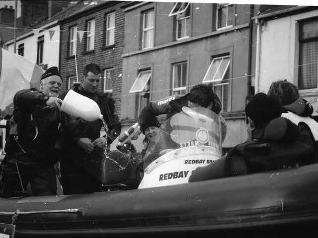 The St. Patrick's Day parade in Buncrana in 1998.