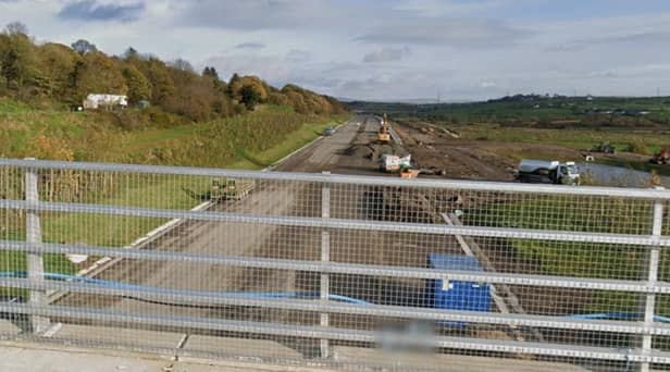 The new A6 between Claudy and Foreglen.
