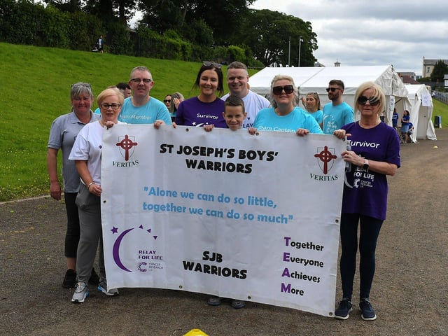 Forty teams, fundraising in the fight to beat cancer, participated in the 24 hour Legenderry Relay for Life at St Columba’s Park on Saturday. Photo: George Sweeney.