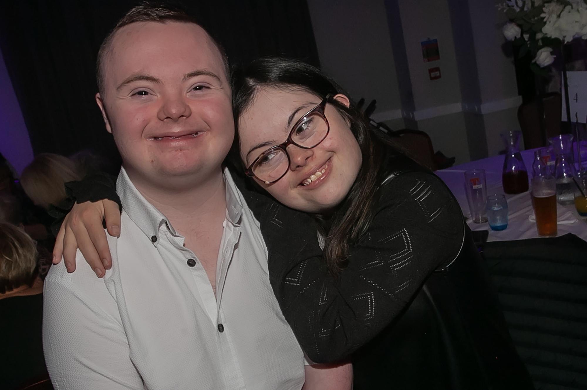 Eoin McGarry and Grace Kirk pictured on Friday night.