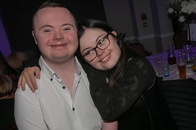 Eoin McGarry and Grace Kirk pictured on Friday night.