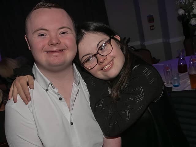 Eoin McGarry and Grace Kirk pictured on Friday night.