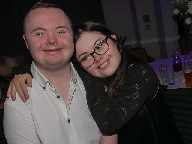 Eoin McGarry and Grace Kirk pictured on Friday night.