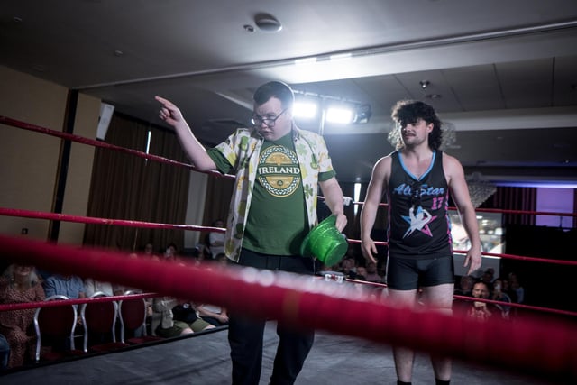 Action from Saturday's Foyle Rumble at the City Hotel. Photographs by Stephen Latimer.