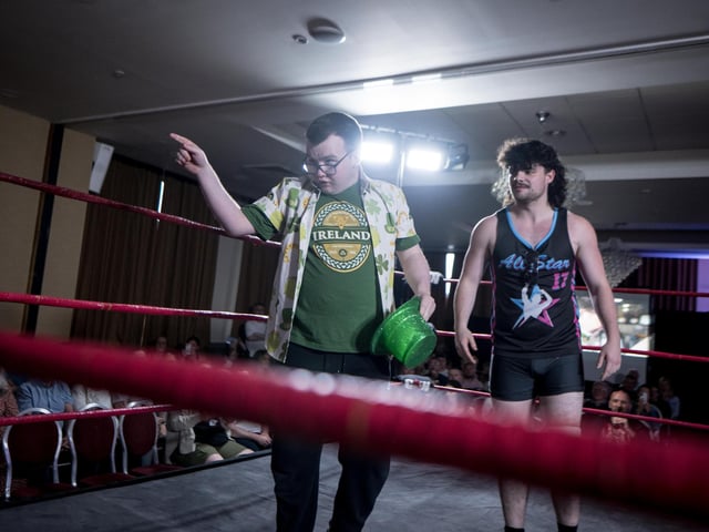 Action from Saturday's Foyle Rumble at the City Hotel. Photographs by Stephen Latimer.