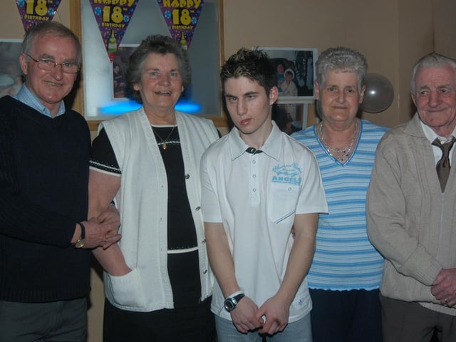 Oliver Brown's 18th birthday.