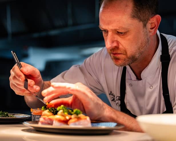Leigh Thurston, Head Chef at the Ebrington Hotel.