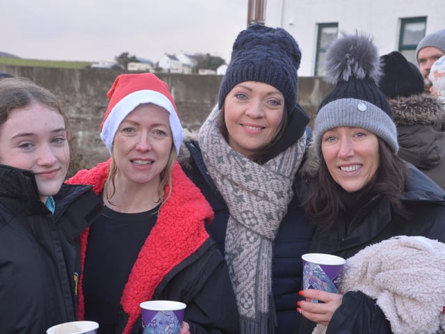 Malin Head Community Christmas Day Swim at Portmor Beach.