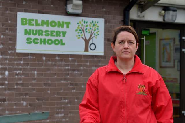 Anne Burke principal of Belmont Nursery School. Photo: George Sweeney. DER2310GS – 23