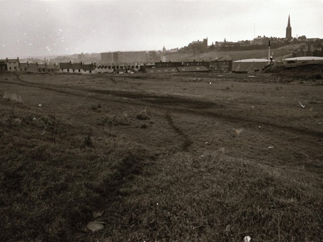 Celtic Park and the Gasyard back in 1986.