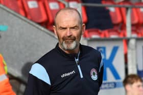 Assistant manager John Quigg was in charge at Institute’s game against Ballinamallard. Photograph: George Sweeney
